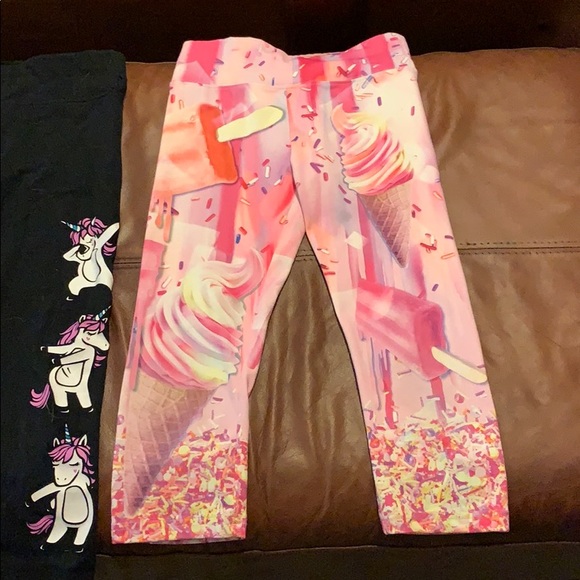 Justice Girls capri leggings in great condition! - Picture 2 of 2